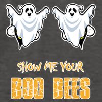 Show Me Your Boo Bees And Halloween Gift Vector Backpack