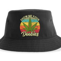 Show Me Your Doobies Marijuana Weed Cannabis Sustainable Bucket Hat