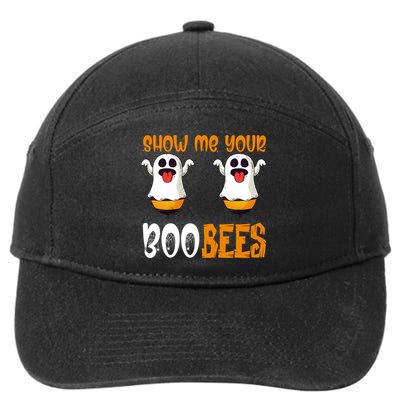 Show Me Your Boo Bees Matching Couples Halloween Costume Cute Gift 7-Panel Snapback Hat