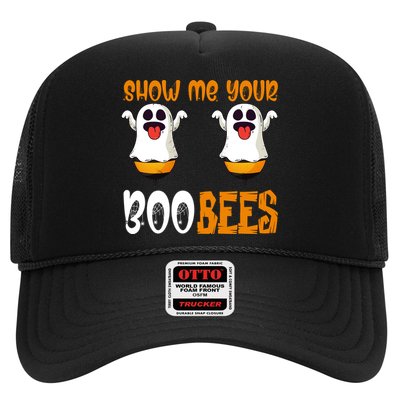 Show Me Your Boo Bees Matching Couples Halloween Costume Cute Gift Trucker Hat
