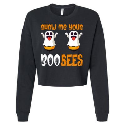 Show Me Your Boo Bees Matching Couples Halloween Costume Cute Gift Cropped Pullover Crew