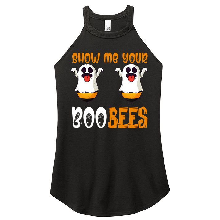 Show Me Your Boo Bees Matching Couples Halloween Costume Cute Gift Women's Perfect Tri Rocker Tank