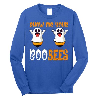 Show Me Your Boo Bees Matching Couples Halloween Costume Cute Gift Long Sleeve Shirt