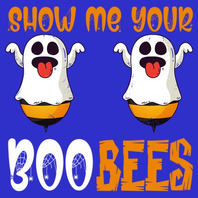 Show Me Your Boo Bees Matching Couples Halloween Costume Cute Gift T-Shirt