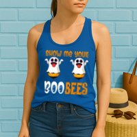 Show Me Your Boo Bees Matching Couples Halloween Costume Cute Gift Womens Tank Top