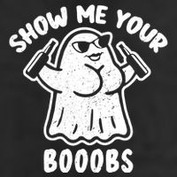 Show Me Your Booobs Funny Dumb Ghost Cool Comfort Performance Bucket Hat