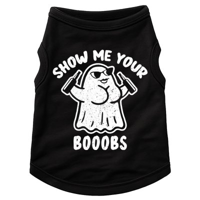 Show Me Your Booobs Funny Dumb Ghost Doggie Tank