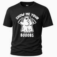 Show Me Your Booobs Funny Dumb Ghost Performance Shirt
