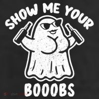 Show Me Your Booobs Funny Dumb Ghost Adult Drive Performance Visor