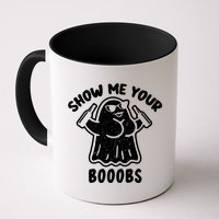 Show Me Your Booobs Funny Dumb Ghost Mug