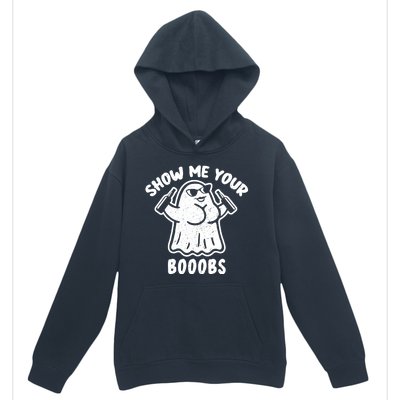 Show Me Your Booobs Funny Dumb Ghost Urban Pullover Hoodie