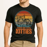 Show Me Your Kitties Funny Cat Lover Premium Cooling Performance Crew T-Shirt