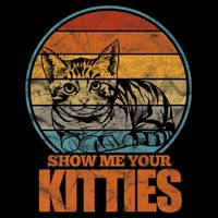 Show Me Your Kitties Funny Cat Lover Premium Cooling Performance Crew T-Shirt