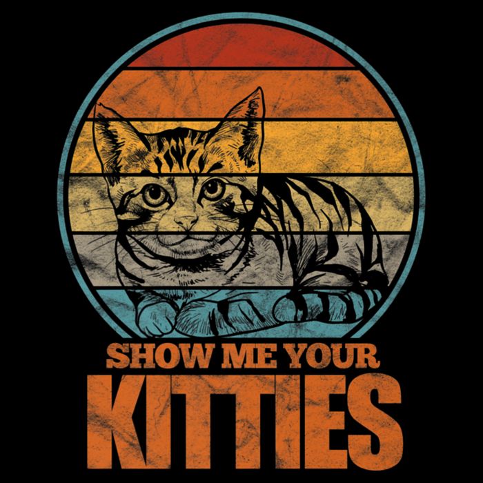 Show Me Your Kitties Funny Cat Lover Premium Cooling Performance Crew T-Shirt