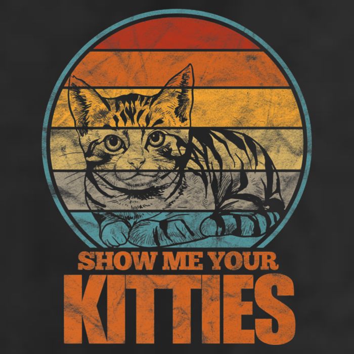Show Me Your Kitties Funny Cat Lover Premium Adult Drive Performance Visor
