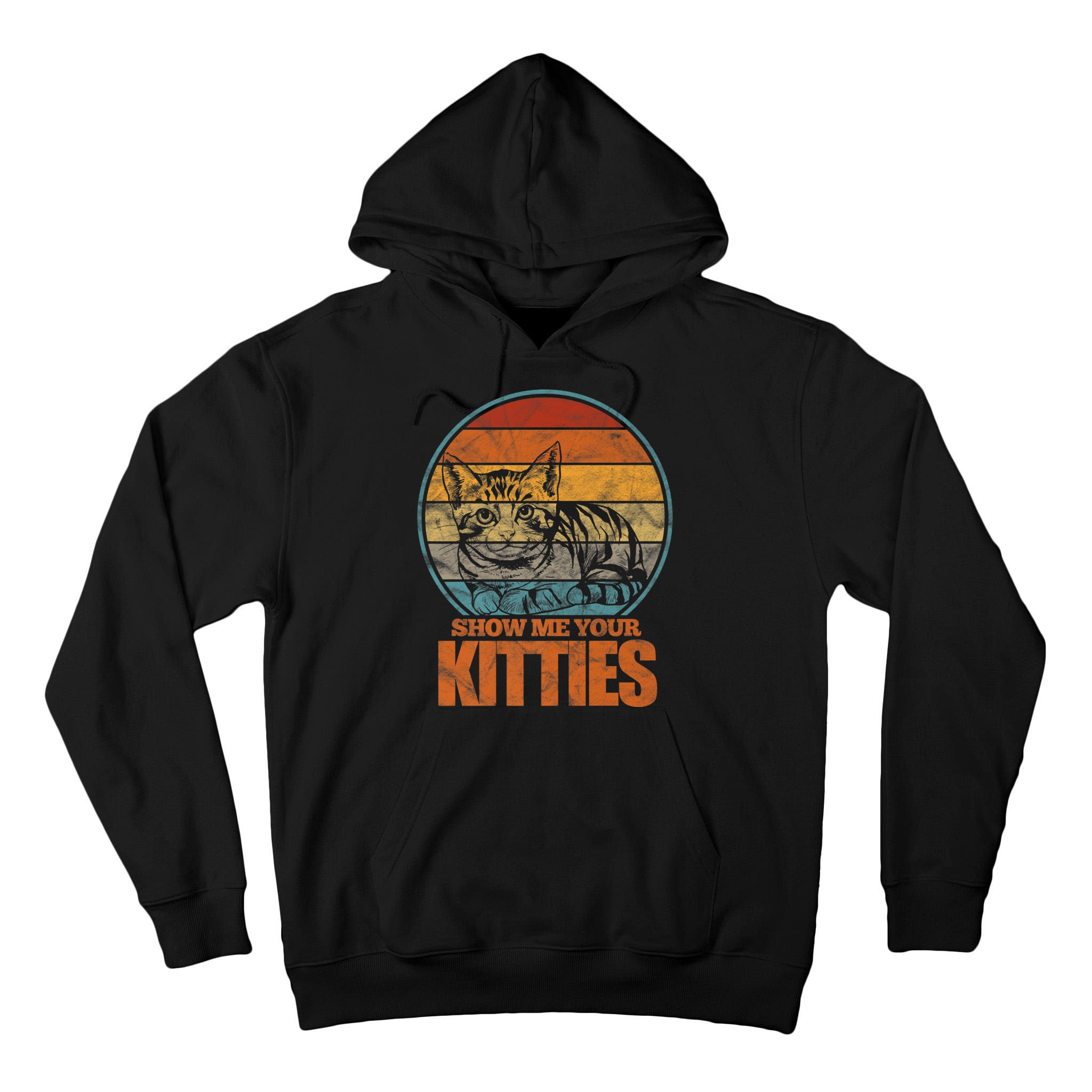 Show Me Your Kitties Funny Cat Lover Premium Tall Hoodie