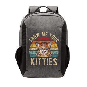 Show Me Your Kitties Funny Pun Kitten Cat Lover Vector Backpack