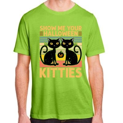 Show Me Your Halloween Kitties Halloween Black Cat Meme Cool Gift Adult ChromaSoft Performance T-Shirt