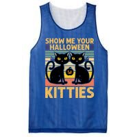 Show Me Your Halloween Kitties Halloween Black Cat Meme Cool Gift Mesh Reversible Basketball Jersey Tank