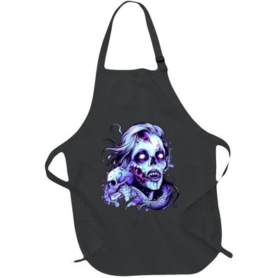 Scary Mermaid Zombie Creepy Adult Halloween Mermaid Art Apron