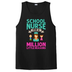 School Nurse Appreciation Assistant Nursing Education Funny Gift PosiCharge Competitor Tank