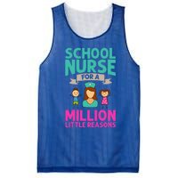 School Nurse Appreciation Assistant Nursing Education Funny Gift Mesh Reversible Basketball Jersey Tank