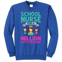 School Nurse Appreciation Assistant Nursing Education Funny Gift Tall Sweatshirt