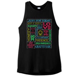 Spiritual Narcotics Anonymous Garden Ladies PosiCharge Tri-Blend Wicking Tank