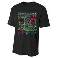 Spiritual Narcotics Anonymous Garden Performance Sprint T-Shirt