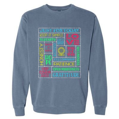 Spiritual Narcotics Anonymous Garden Garment-Dyed Sweatshirt