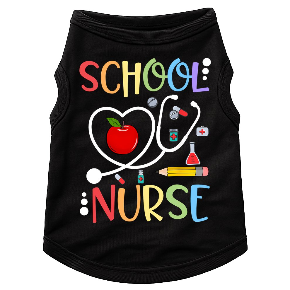 School Nurse Appreciation Nursing Nurse Day & Nurse Week Doggie Tank