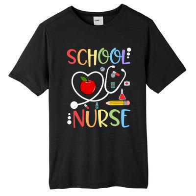 School Nurse Appreciation Nursing Nurse Day & Nurse Week Tall Fusion ChromaSoft Performance T-Shirt