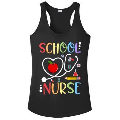 School Nurse Appreciation Nursing Nurse Day & Nurse Week Ladies PosiCharge Competitor Racerback Tank