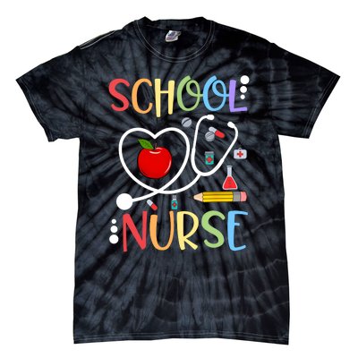 School Nurse Appreciation Nursing Nurse Day & Nurse Week Tie-Dye T-Shirt