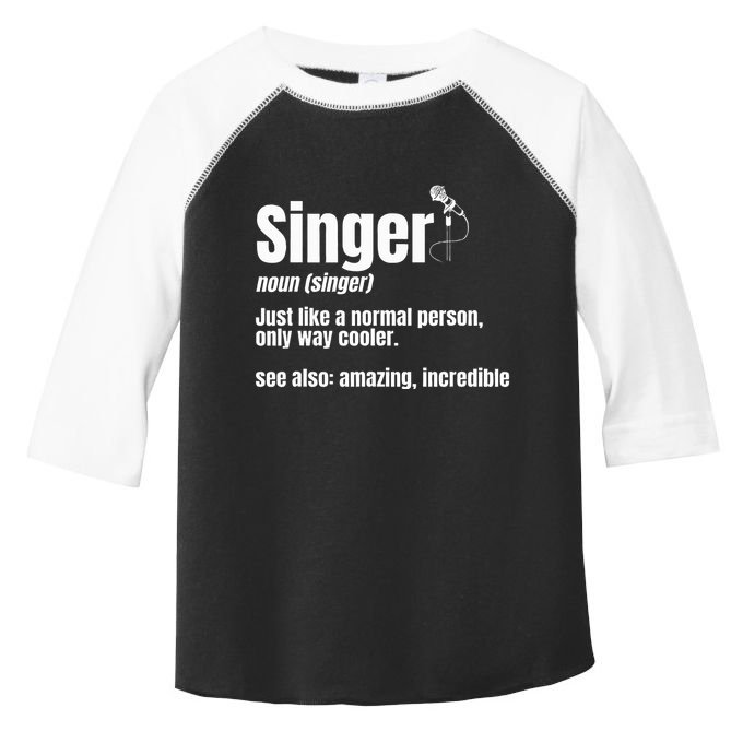 Singer Noun Artist Musician Vocalist Soloist Music Performer Toddler Fine Jersey T-Shirt