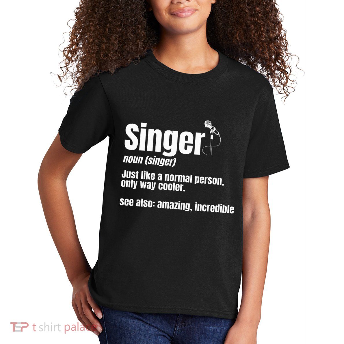 Singer Noun Artist Musician Vocalist Soloist Music Performer Kids T-Shirt