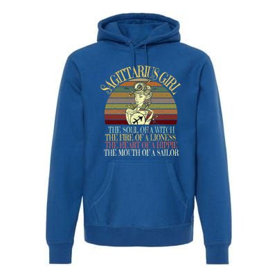 Sagittarius November And December Birthday Gift Gift Premium Hoodie