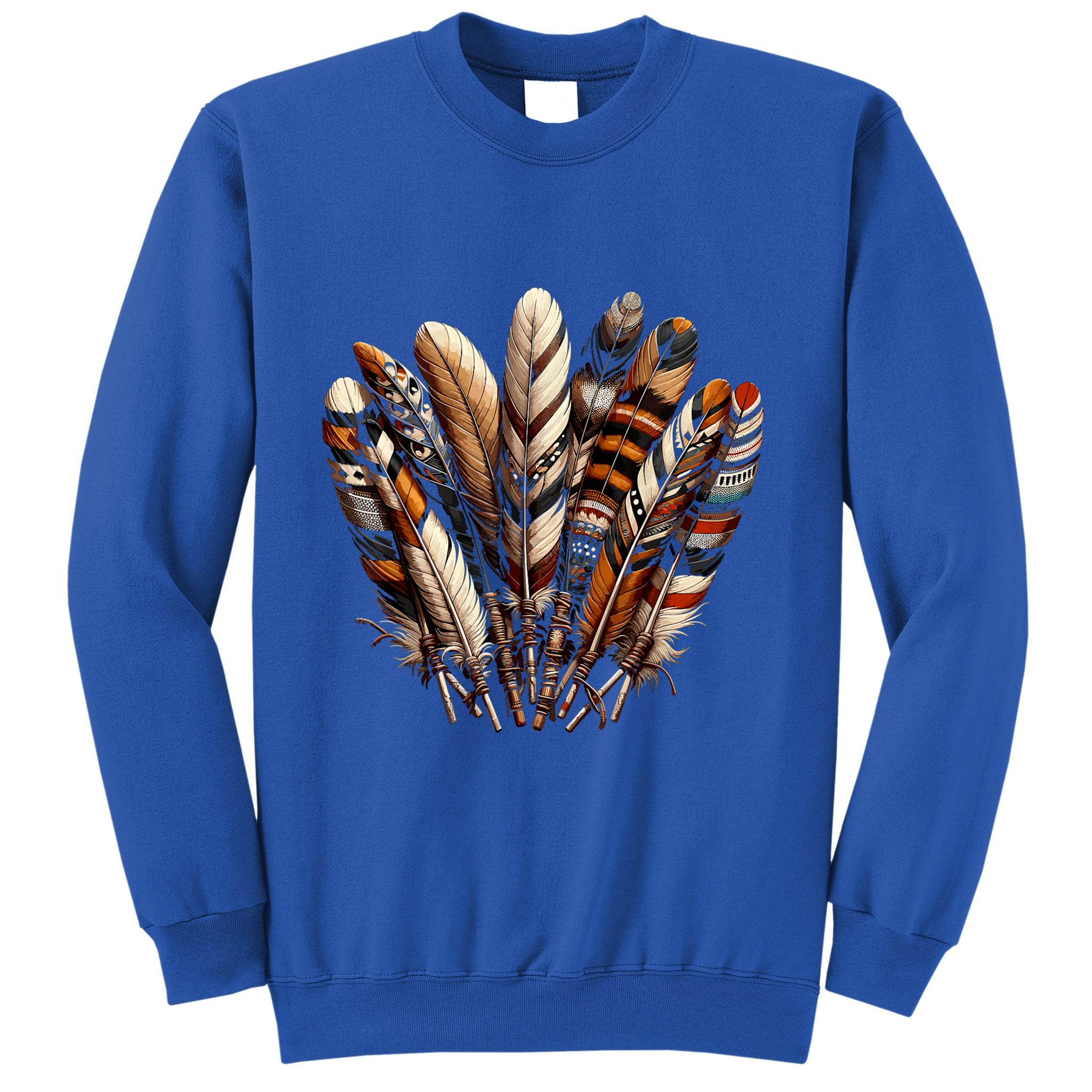 Southwest Native American Indian Feather Sweatshirt