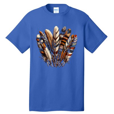 Southwest Native American Indian Feather Tall T-Shirt