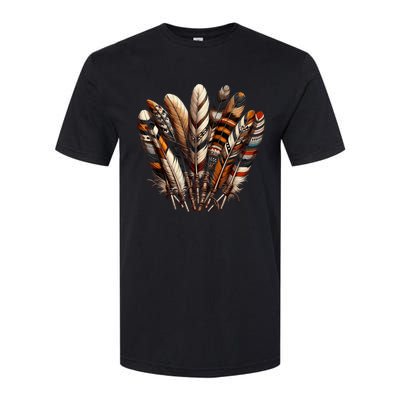 Southwest Native American Indian Feather Softstyle® CVC T-Shirt