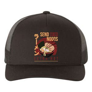 Send Noods Anime Pho Cup Ra Soup Noodles Bowl Send Noods Yupoong Adult 5-Panel Trucker Hat