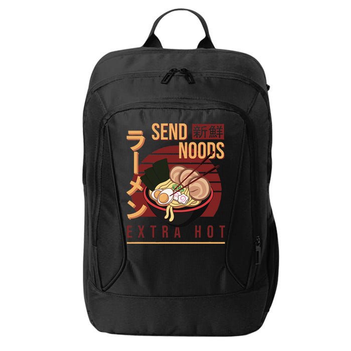 Send Noods Anime Pho Cup Ra Soup Noodles Bowl Send Noods City Backpack