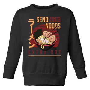 Send Noods Anime Pho Cup Ra Soup Noodles Bowl Send Noods Toddler Sweatshirt