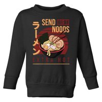 Send Noods Anime Pho Cup Ra Soup Noodles Bowl Send Noods Toddler Sweatshirt