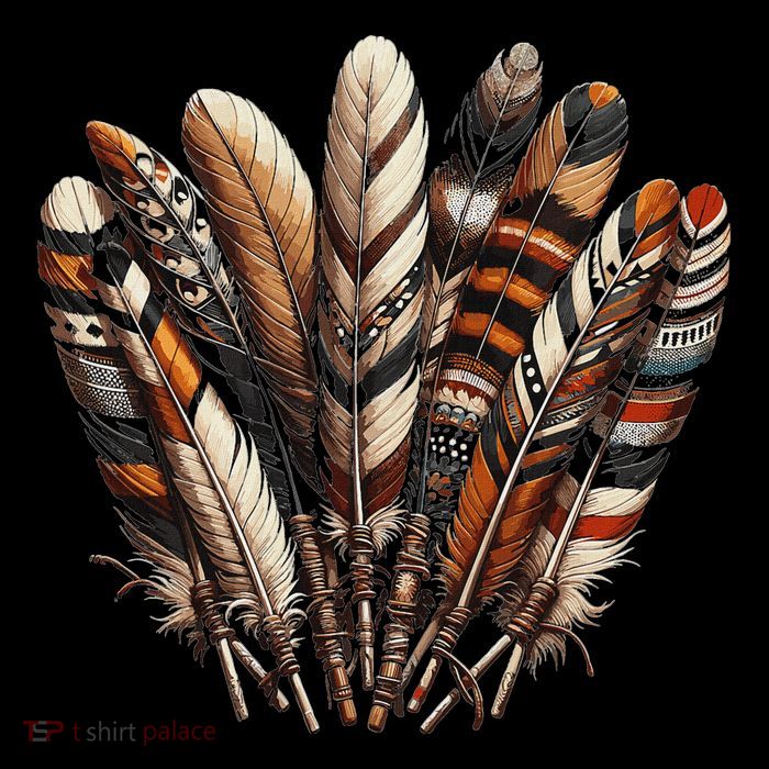 Southwest Native American Indian Feather 16 in Basic Backpack