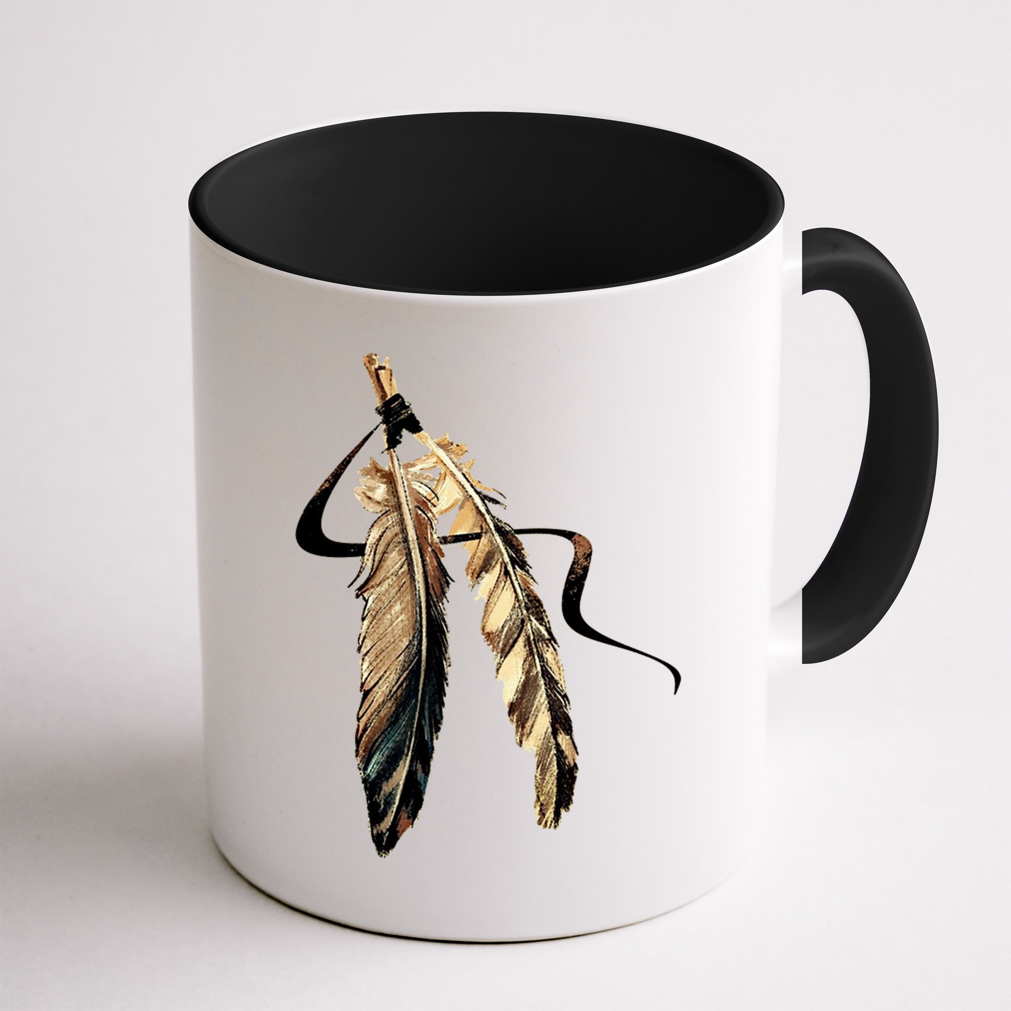 Southwest Native American Indian Tribal Art Colorful Feather Cool Gift Mug