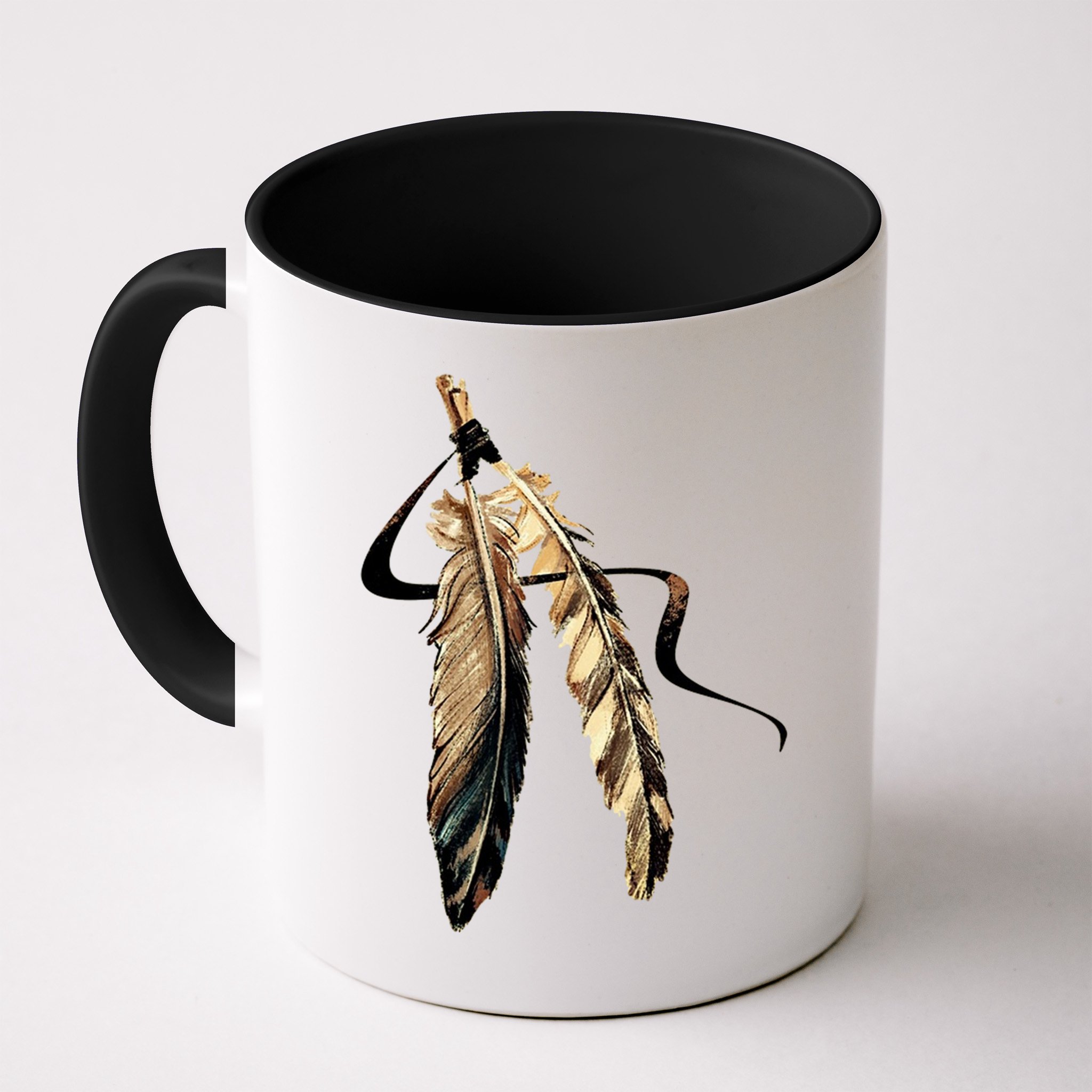 Southwest Native American Indian Tribal Art Colorful Feather Cool Gift Mug