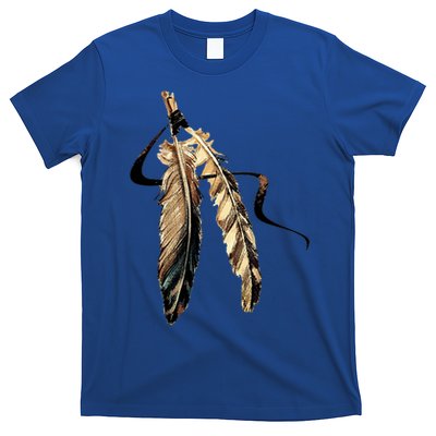 Southwest Native American Indian Tribal Art Colorful Feather Cool Gift T-Shirt
