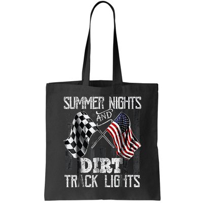 Summer Nights And Dirt Track Lights Sprint Car Racing Bag