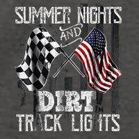 Summer Nights And Dirt Track Lights Sprint Car Racing Vector Backpack